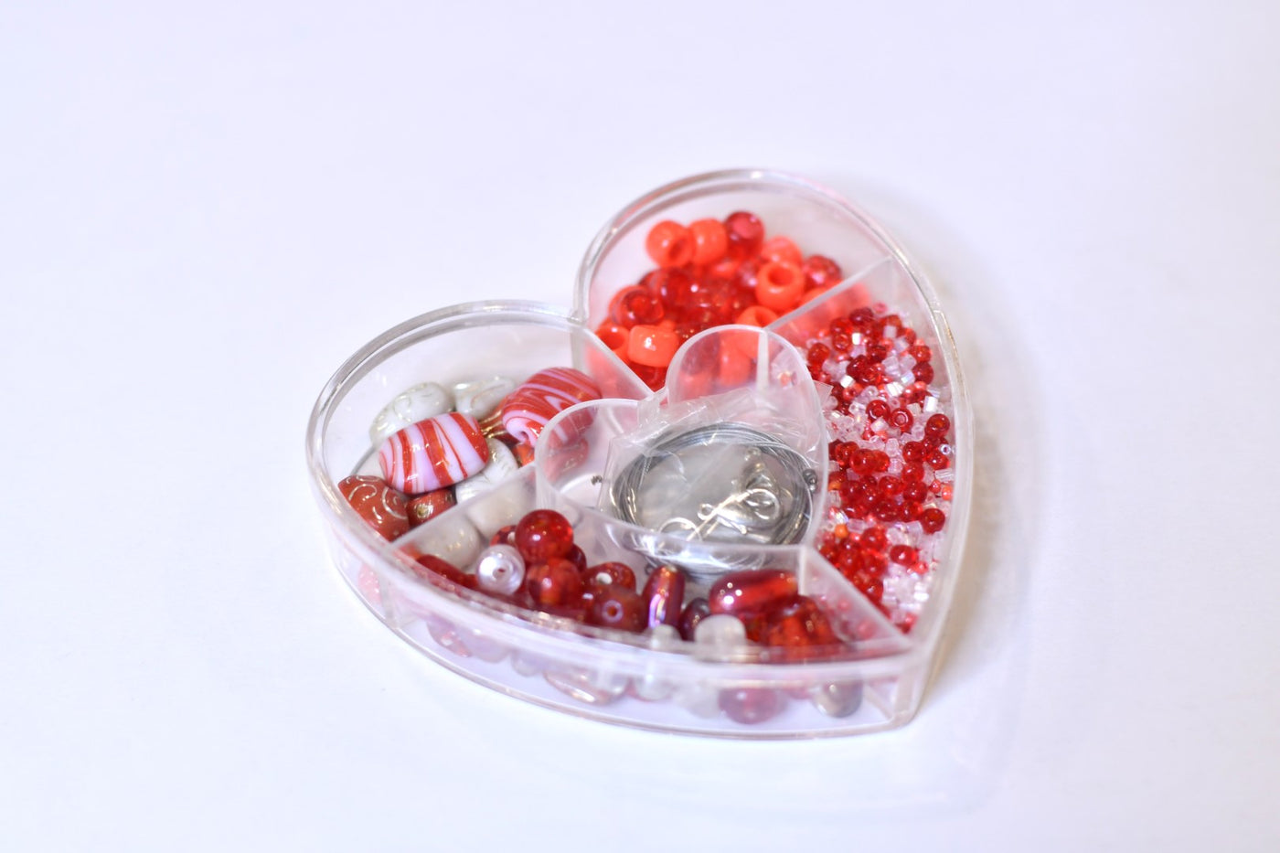 White & Red Jewellery DIY Kit