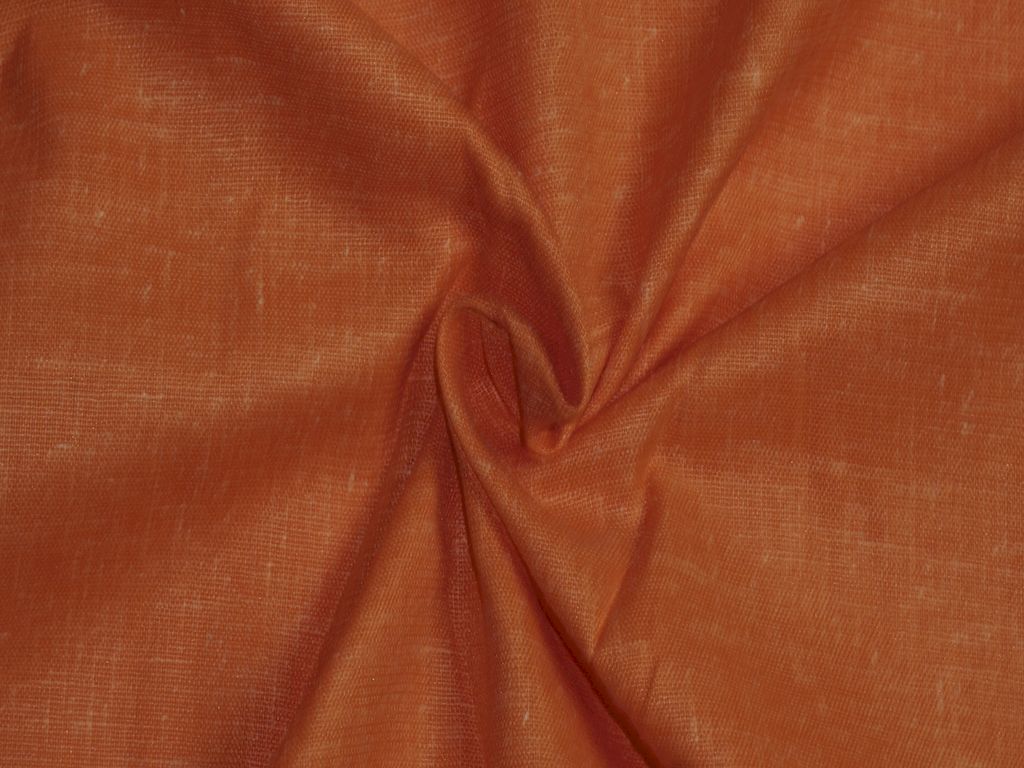 Orange Poly Cotton Fabric