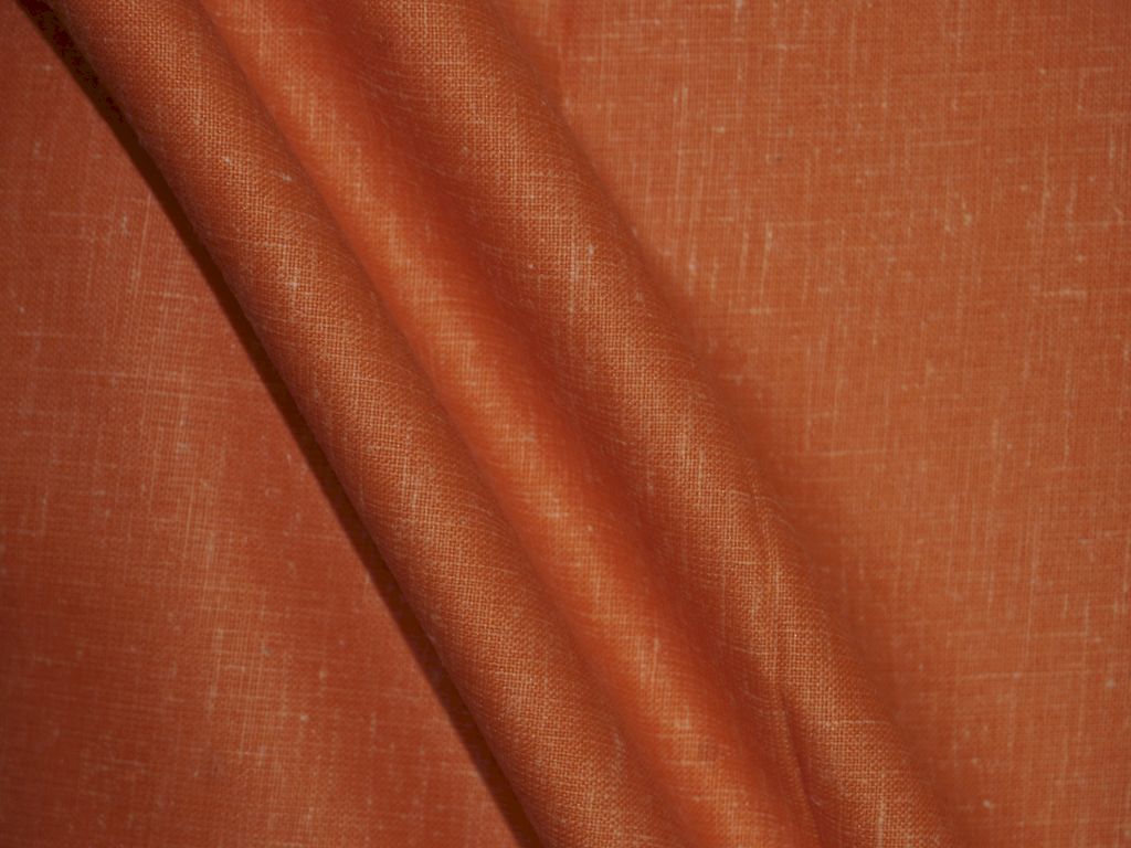 Orange Poly Cotton Fabric