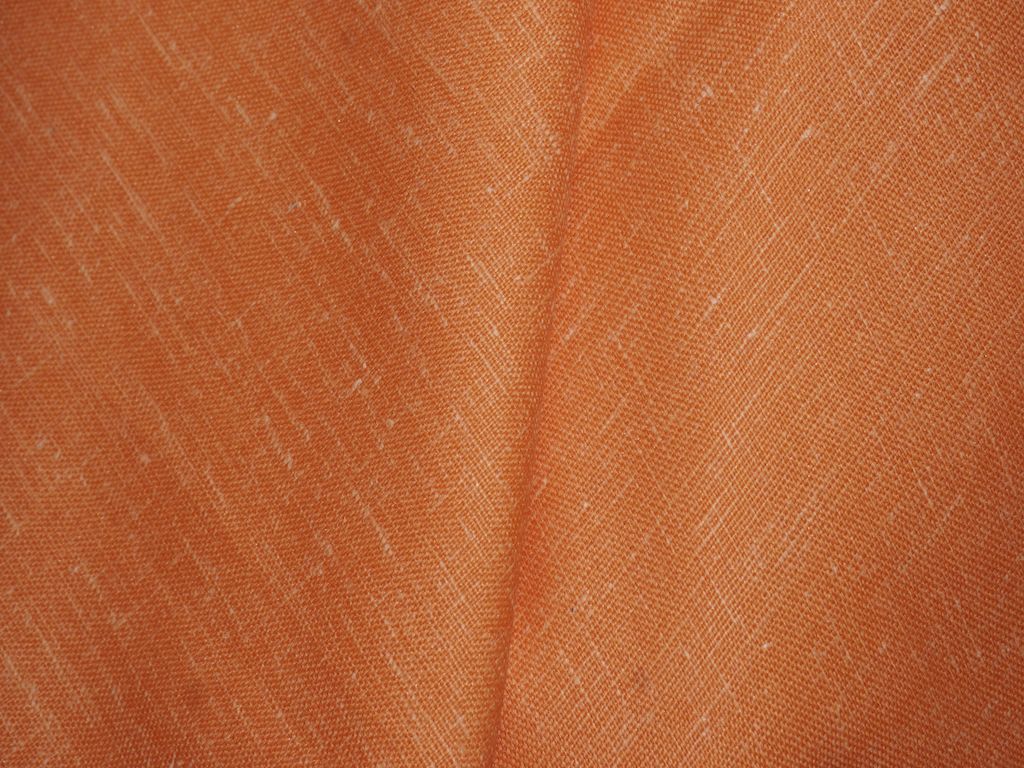 Orange Poly Cotton Fabric