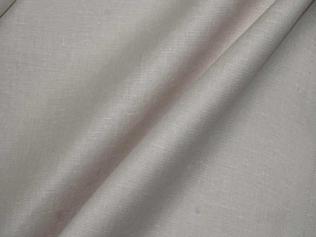 Off White Poly Cotton  Fabric