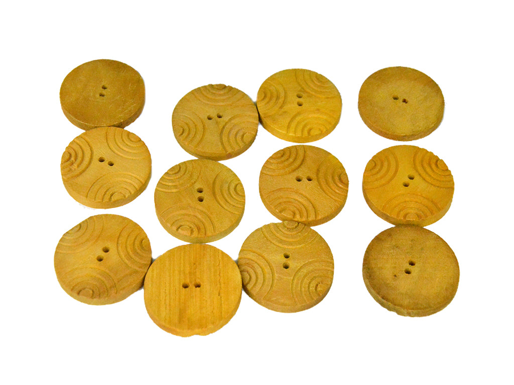 Geometric Circles 2 Hole Wooden Buttons 5