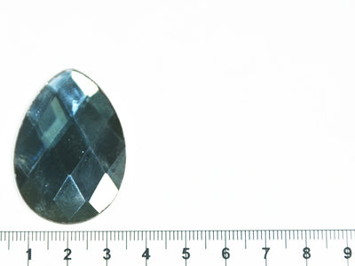 Black Diamond Drop Glass Stones 2