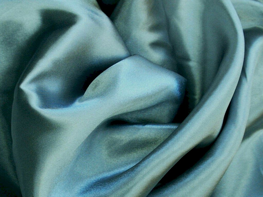 Ocean Silky Plain Japan Satin Fabric