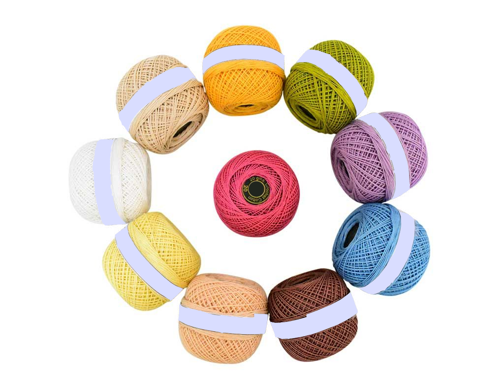 assorted2crochetsize20cottonthread