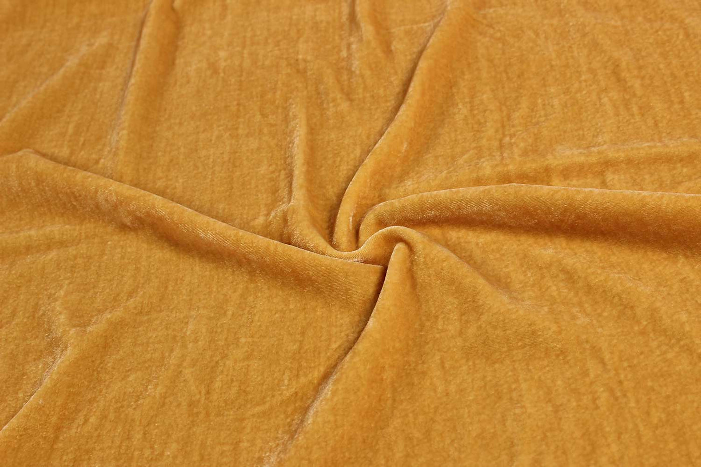 Mustard Gold Velvet Fabric
