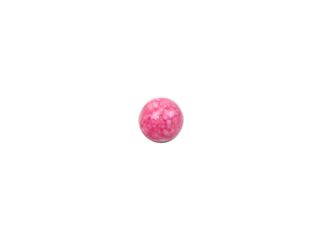 Pink Marble Round Acrylic Buttons