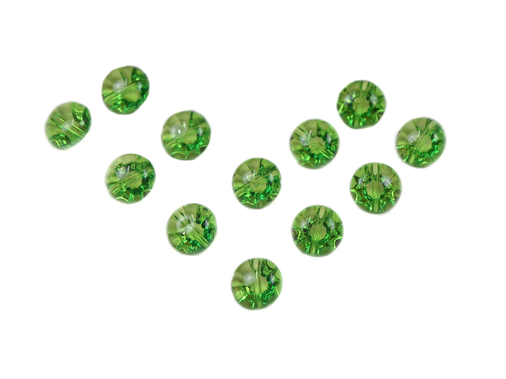 Light Green Transparent Acrylic Buttons