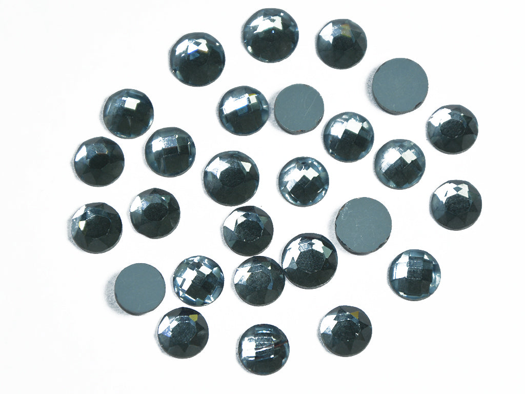 Dark Gray Circular Glass Stones