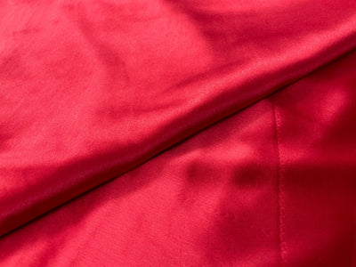 Red Plain Japan Satin Fabric