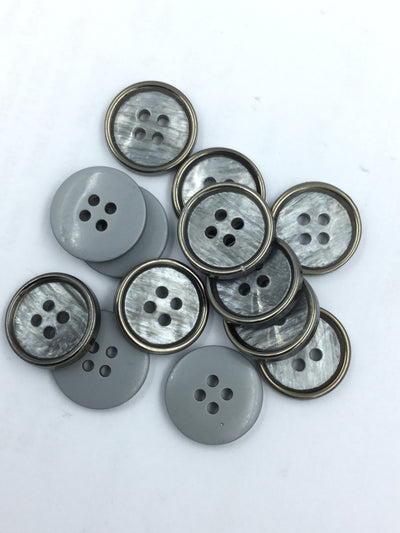 Light Color With Ring 4 Hole Shirt Button