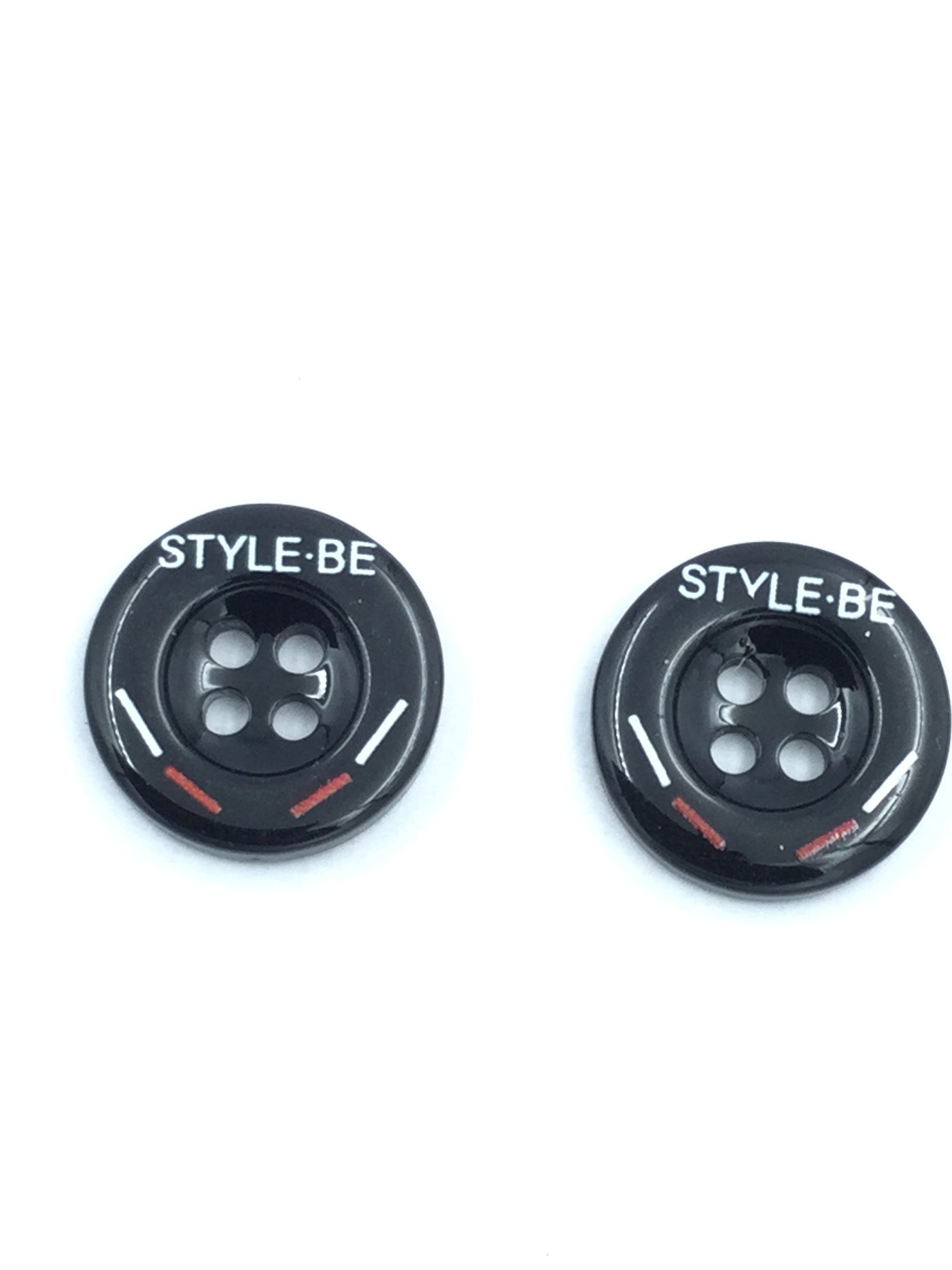 Black Plastic Buttons