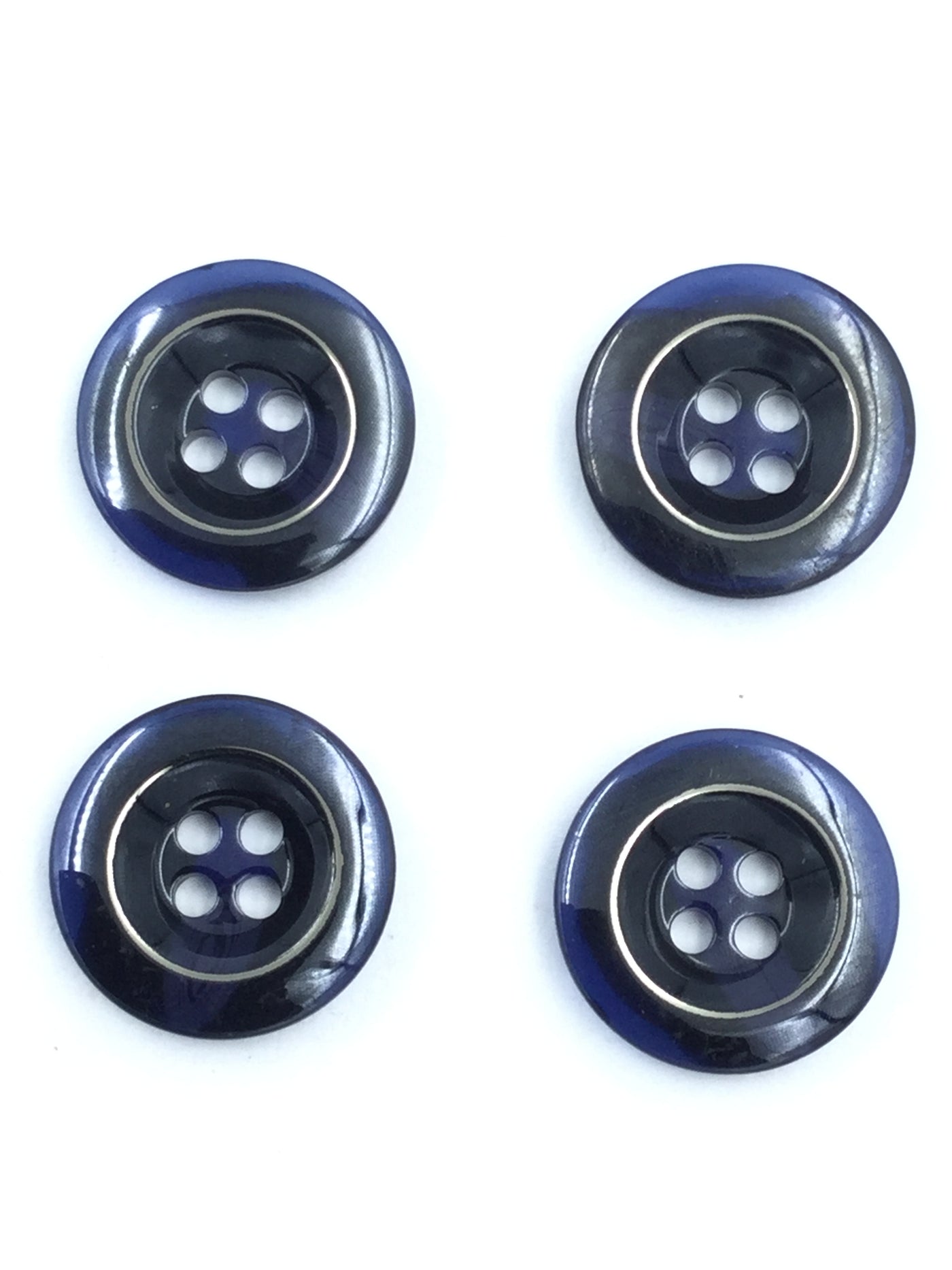 Blue 4- Hole Plastic Buttons