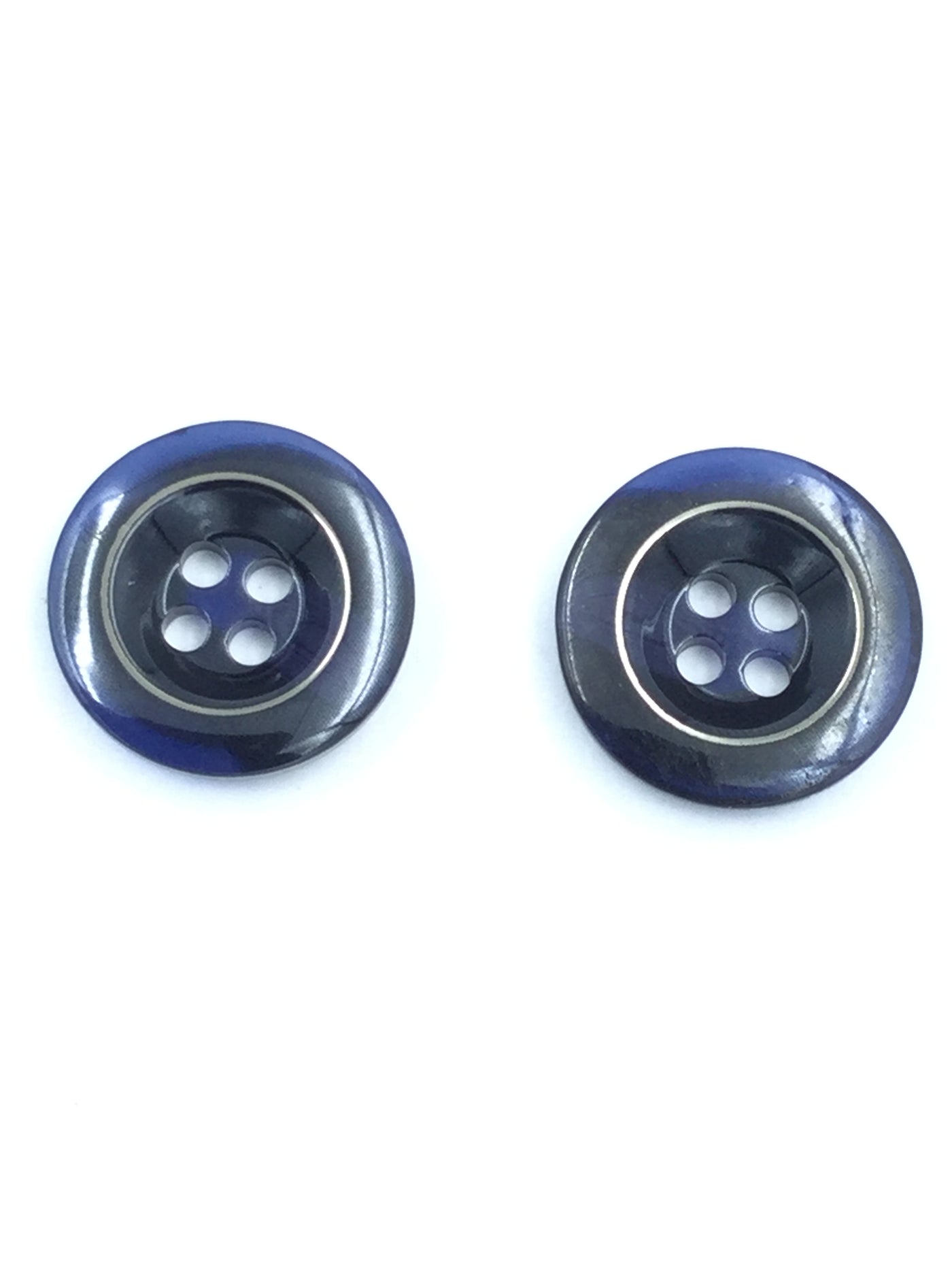 Blue 4 hole Circular Plastic Buttons