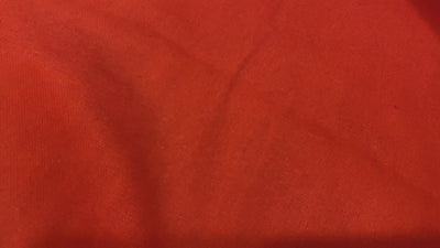 Scarlet Red Plain Cotton Canvas Fabric