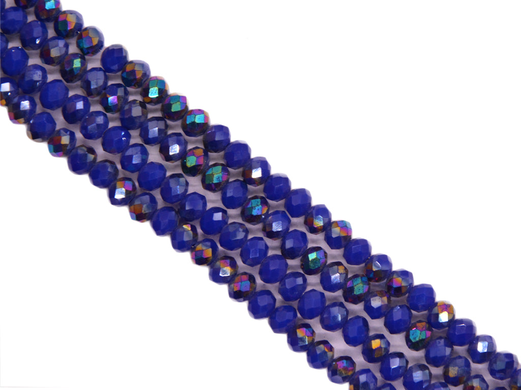 Dark Blue Double Tone Crystal Beads