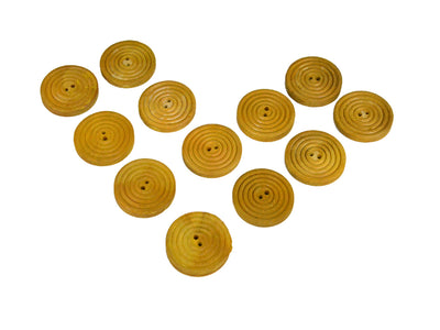 Geometric Circles 2 Hole Wooden Buttons 1