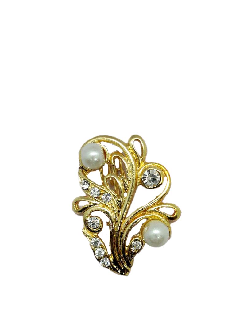 Golden Designer Brooch