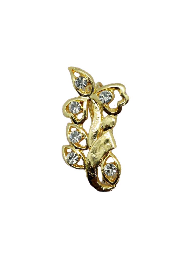 Golden Designer Brooch