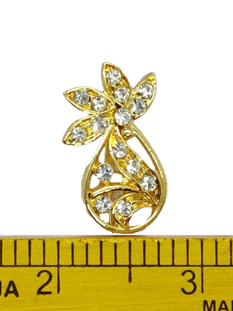 Golden Designer Brooch