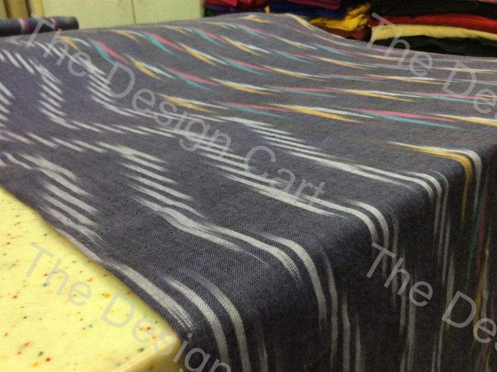 multicolour-zigzag-waves-design-cotton-ikat-fabric