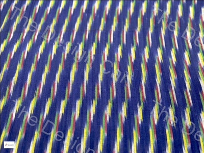 blue-multicolour-lines-design-cotton-ikat-fabric
