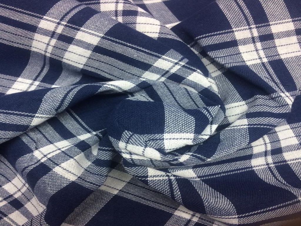 navy-blue-checks-yarn-dyed-cotton-fabric