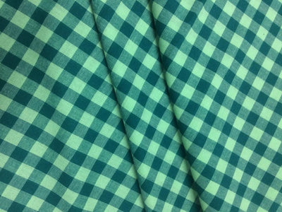 green-gingham-checks-yarn-dyed-cotton-fabric