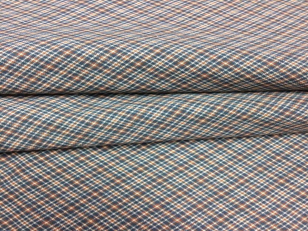 blue-and-orange-mini-check-fabric