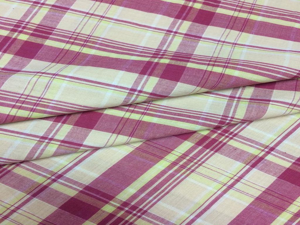 red-check-yarn-dyed-cotton-fabric