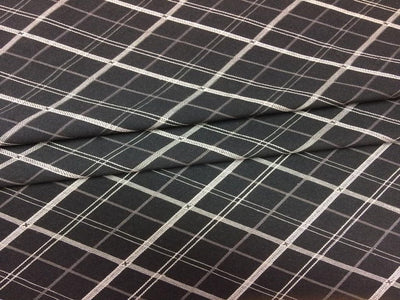 black-yarn-dyed-cotton-check-fabric