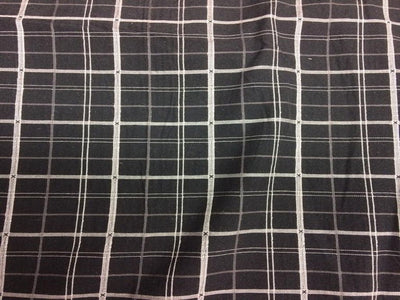 black-yarn-dyed-cotton-check-fabric