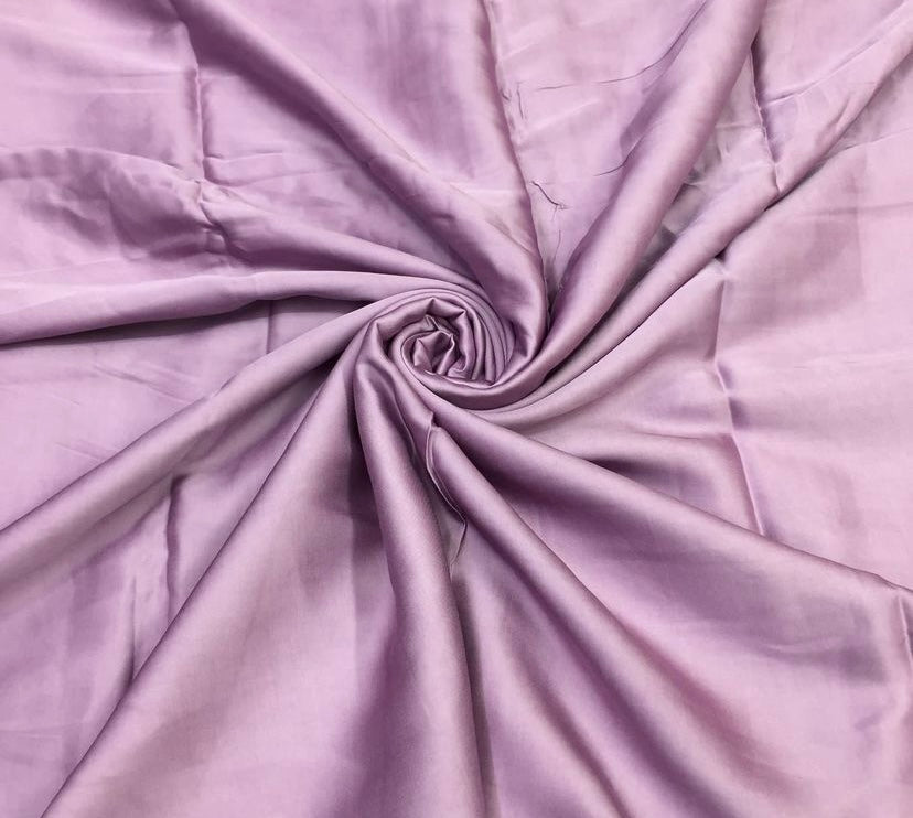 Pink Plain Georgette Satin Fabric