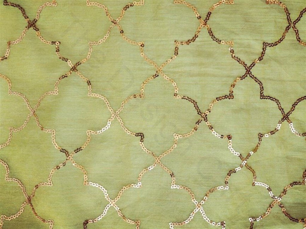 yellow-geometric-design-chanderi-silk-fabric-sa-s14c1