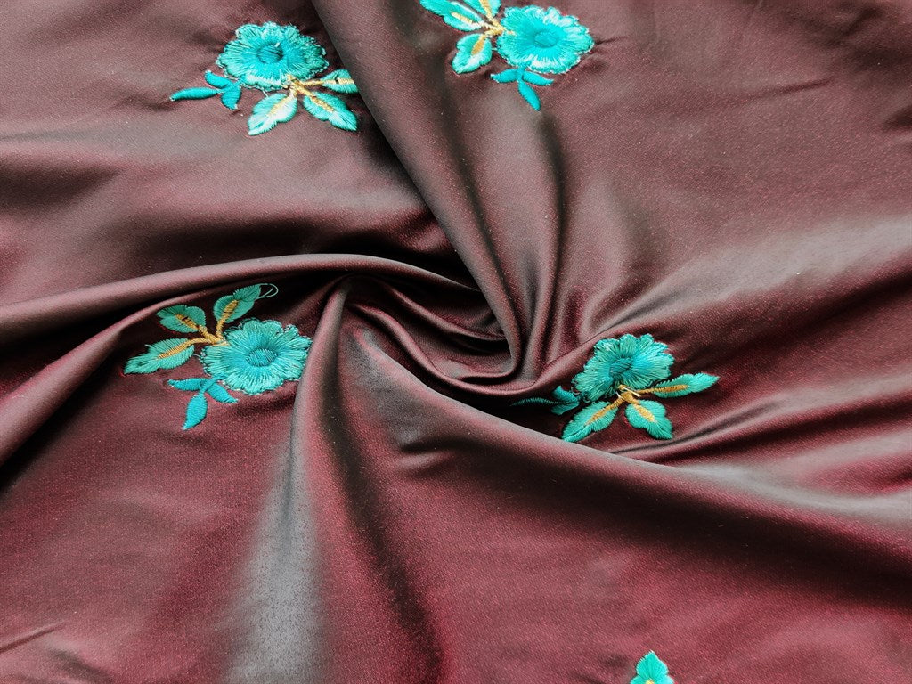 maroon-floral-embroidered-soft-taffeta-silk-fabric-sa-s178
