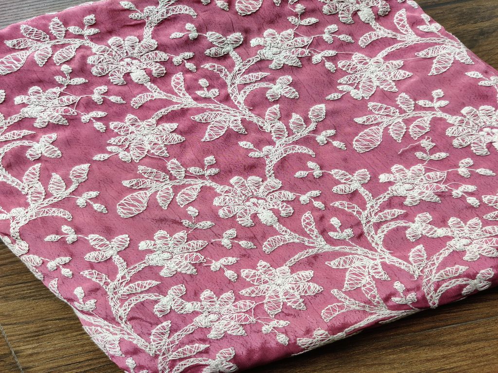 mauve-crepe-chikankari-embroidered-fabric