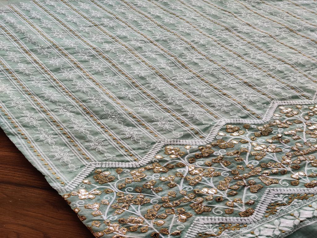 mint-green-lakhnawi-mirror-work-floral-embroidered-chanderi-fabric