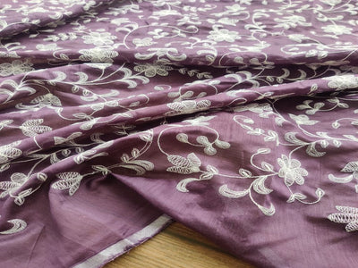 mauve-white-chikankari-flowers-embroidered-chanderi-fabric