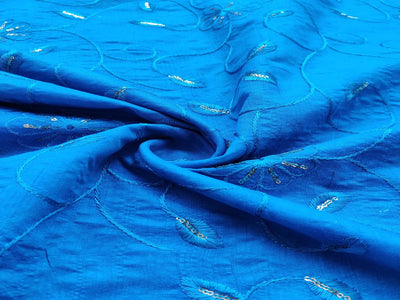 blue-floral-embroidered-chanderi-fabric