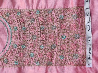 pink-chanderi-golden-dori-thread-embroidered-patch