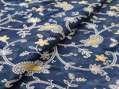 dark-blue-floral-chikankari-and-zari-embroidered-chanderi-fabric