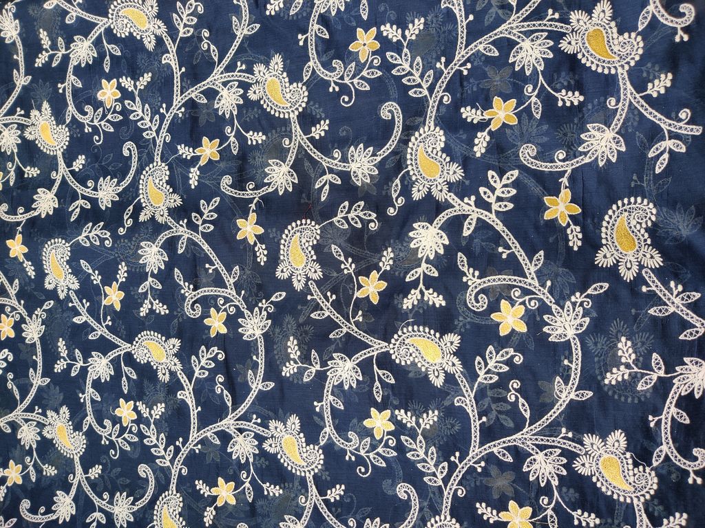 dark-blue-floral-chikankari-and-zari-embroidered-chanderi-fabric