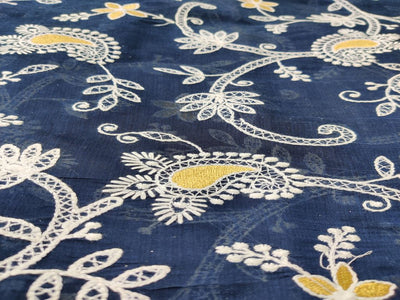 dark-blue-floral-chikankari-and-zari-embroidered-chanderi-fabric