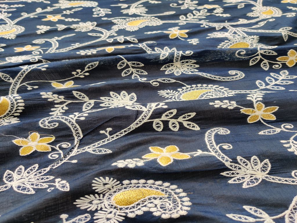 dark-blue-floral-chikankari-and-zari-embroidered-chanderi-fabric