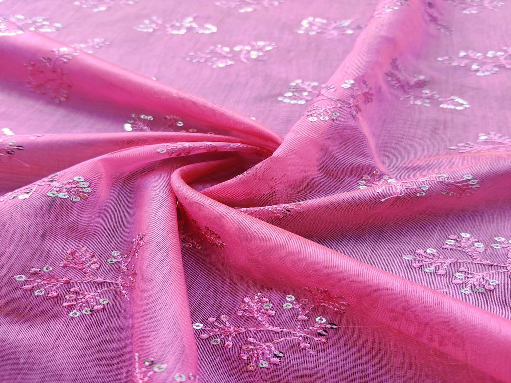 pink-silver-sequins-flowers-embroidered-chanderi-fabric