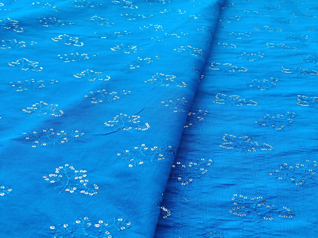 cobalt-blue-silver-sequins-flowers-embroidered-chanderi-fabric