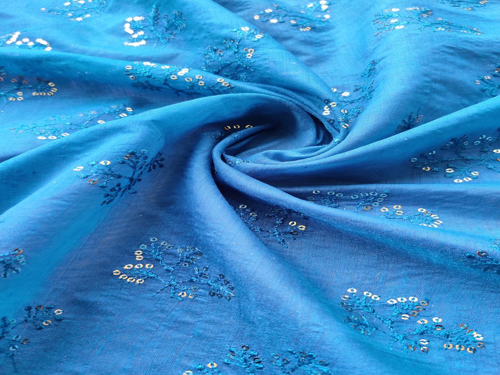 cobalt-blue-silver-sequins-flowers-embroidered-chanderi-fabric