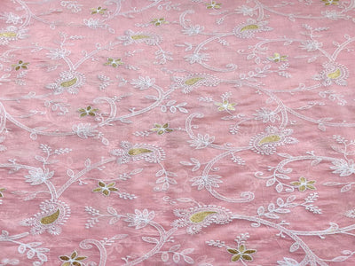 peach-paisley-chikankari-embroidered-chanderi-fabric