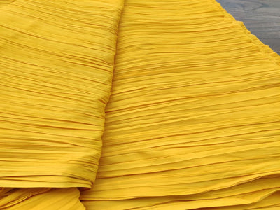 mustard-yellow-plain-crushed-georgette-fabric