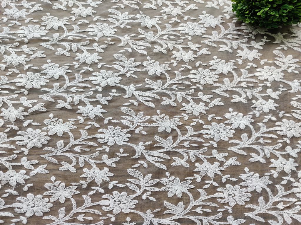 dyeable-white-chikankari-embroidered-organza-fabric